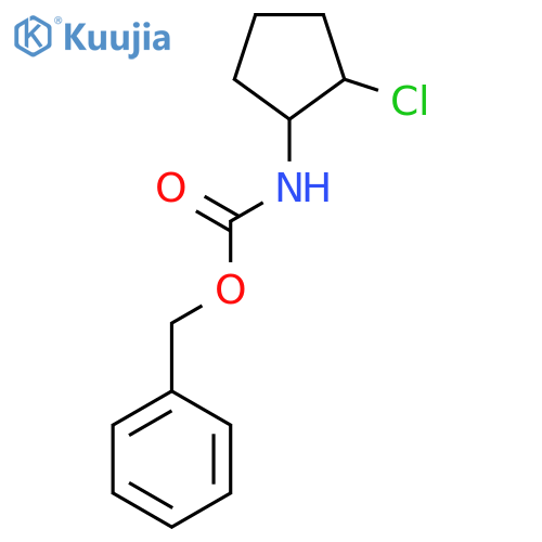 benzyl N-(2-chlorocyclopentyl)carbamate structure