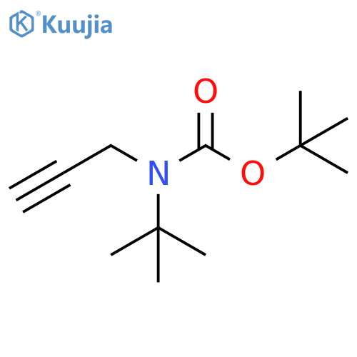 1,1-Dimethylethyl N-(1,1-dimethylethyl)-N-2-propyn-1-ylcarbamate structure