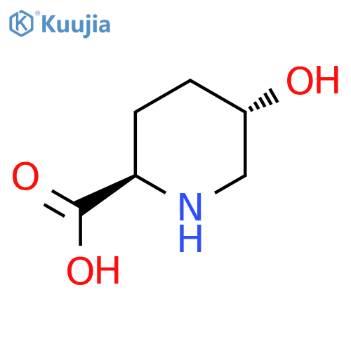 2-Piperidinecarboxylicacid, 5-hydroxy-, (2R,5S)-rel- structure