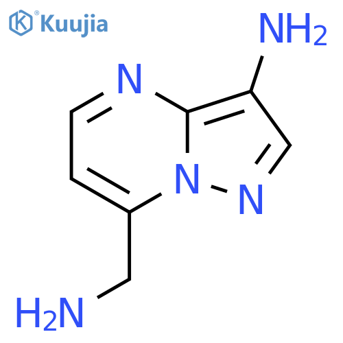 7-(aminomethyl)pyrazolo1,5-apyrimidin-3-amine structure