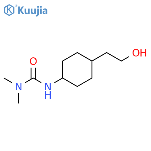 Urea, N'-[4-(2-hydroxyethyl)cyclohexyl]-N,N-dimethyl- structure