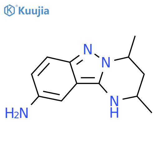 2,4-dimethyl-1H,2H,3H,4H-pyrimido1,2-bindazol-9-amine structure