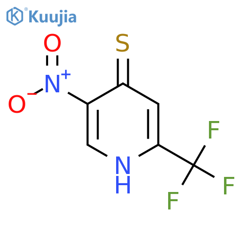 4-Mercapto-5-nitro-2-(trifluoromethyl)pyridine structure