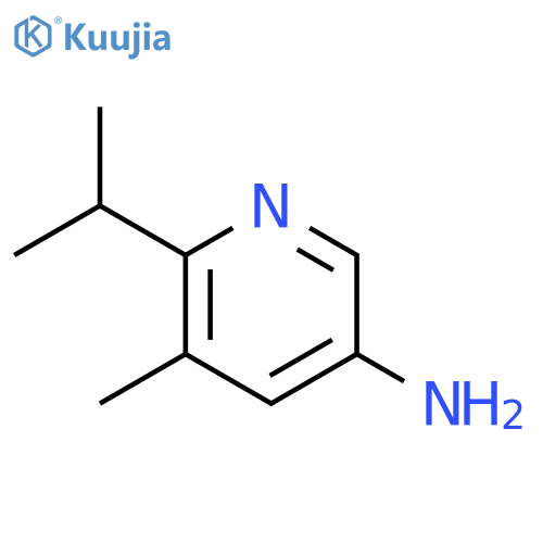 3-Pyridinamine, 5-methyl-6-(1-methylethyl)- structure