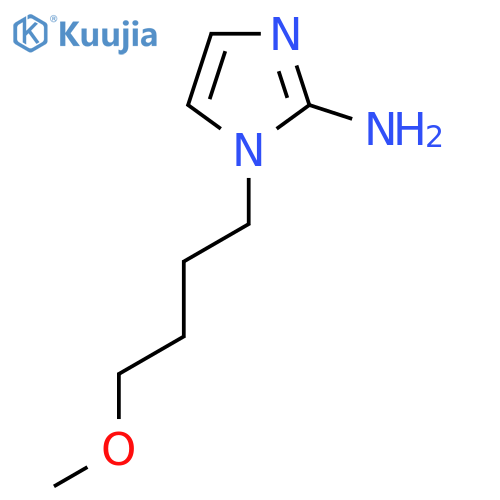 1-(4-methoxybutyl)-1H-imidazol-2-amine structure