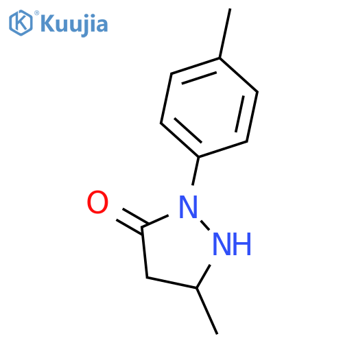 3-Pyrazolidinone, 5-methyl-2-(4-methylphenyl)- structure