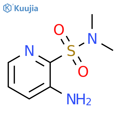 3-amino-N,N-dimethylpyridine-2-sulfonamide structure