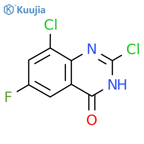 2,8-Dichloro-6-fluoroquinazolin-4(3H)-one structure