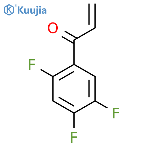 1-(2,4,5-trifluorophenyl)prop-2-en-1-one structure