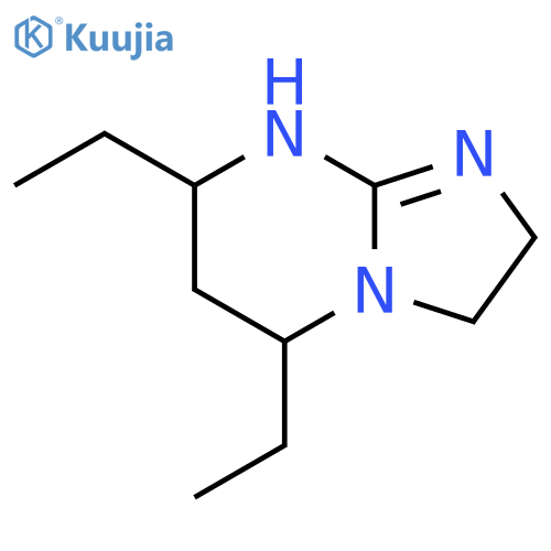 5,7-diethyl-2H,3H,5H,6H,7H,8H-imidazo1,2-apyrimidine structure