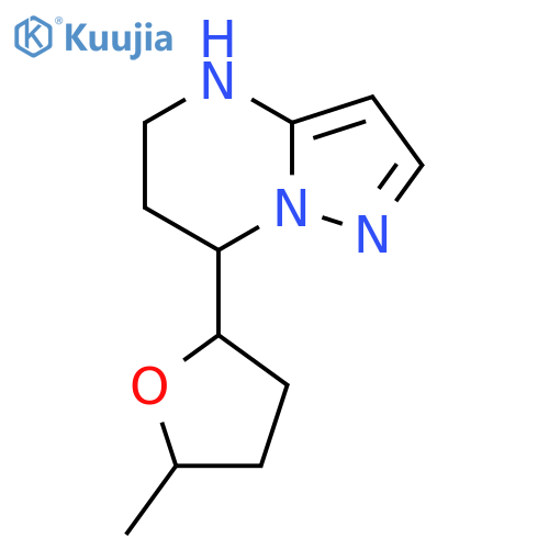 7-(5-methyloxolan-2-yl)-4H,5H,6H,7H-pyrazolo1,5-apyrimidine structure
