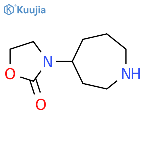 3-(Azepan-4-yl)-1,3-oxazolidin-2-one structure