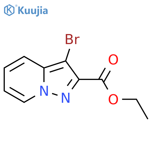 ethyl 3-bromopyrazolo1,5-apyridine-2-carboxylate structure
