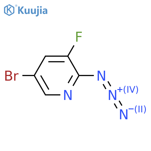 2-azido-5-bromo-3-fluoropyridine structure