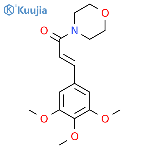 2-Propen-1-one,1-(4-morpholinyl)-3-(3,4,5-trimethoxyphenyl)- structure