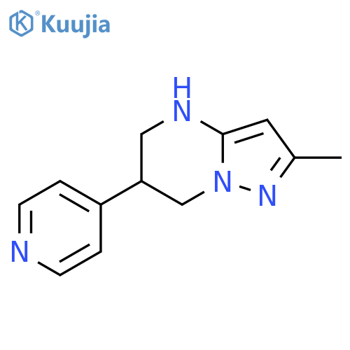 4-{2-methyl-4H,5H,6H,7H-pyrazolo1,5-apyrimidin-6-yl}pyridine structure