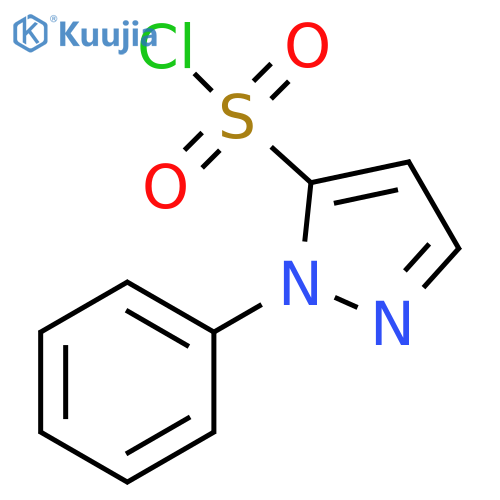 1-phenyl-1H-pyrazole-5-sulfonyl chloride structure
