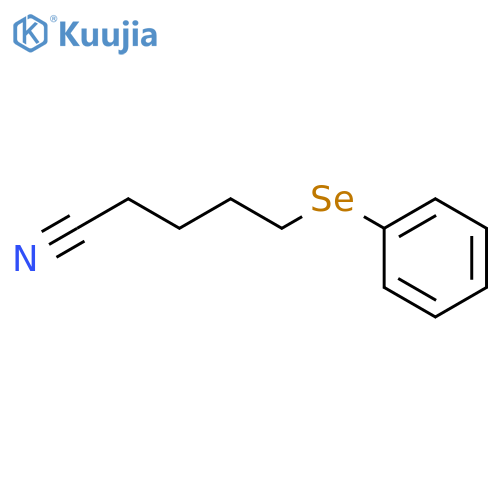 Pentanenitrile, 5-(phenylseleno)- structure