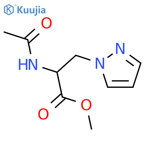 Methyl 2-Acetamido-3-(1-pyrazolyl)propanoate structure