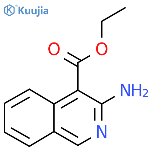 Ethyl 3-aminoisoquinoline-4-carboxylate structure