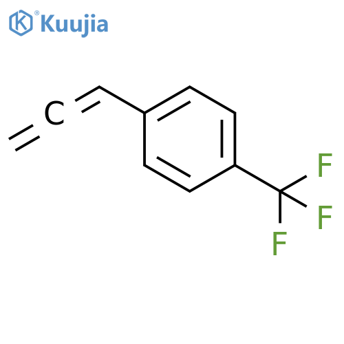 Benzene, 1-(1,2-propadienyl)-4-(trifluoromethyl)- structure