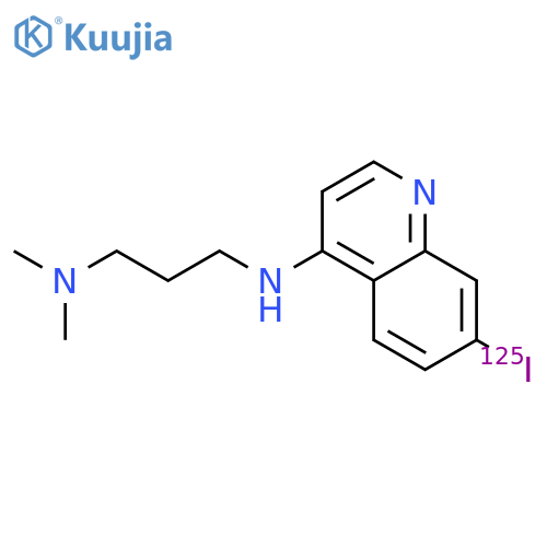1,3-Propanediamine,N3-[7-(iodo-125I)-4-quinolinyl]-N1,N1-dimethyl- structure