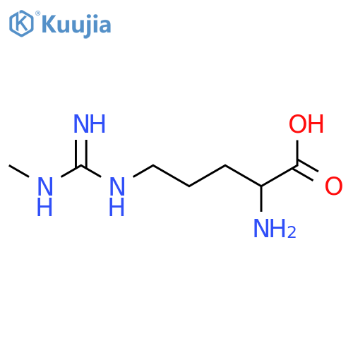 (S)-2-Amino-5-(3-methylguanidino)pentanoic acid structure