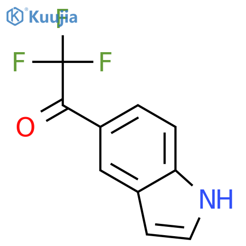 2,2,2-Trifluoro-1-(1H-indol-5-yl)ethanone structure