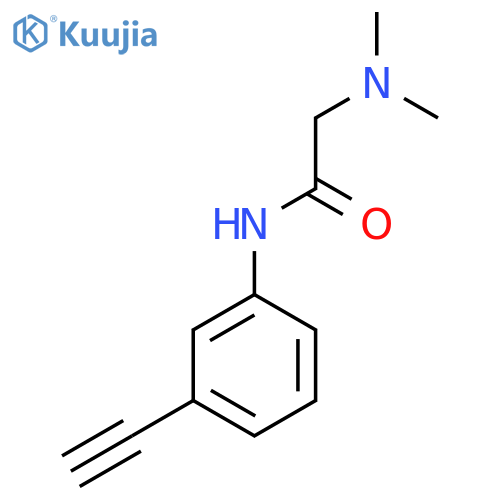 2-(dimethylamino)-N-(3-ethynylphenyl)acetamide structure