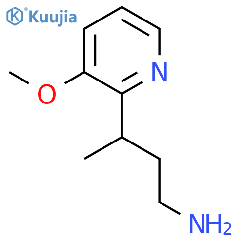 3-(3-Methoxypyridin-2-yl)butan-1-amine structure