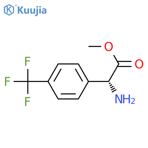 METHYL(2R)-2-AMINO-2-[4-(TRIFLUOROMETHYL)PHENYL]ACETATE structure