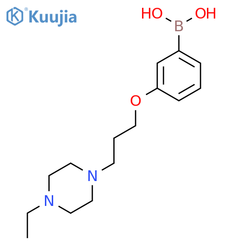(3-(3-(4-Ethylpiperazin-1-yl)propoxy)phenyl)boronic acid structure