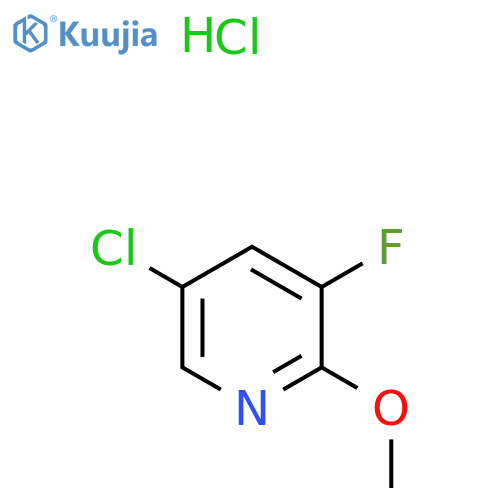 5-Chloro-3-fluoro-2-methoxypyridine hydrochloride structure
