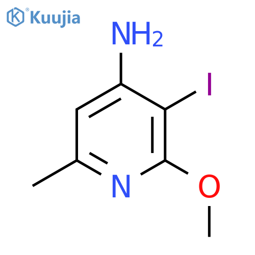 3-Iodo-2-methoxy-6-methylpyridin-4-amine structure