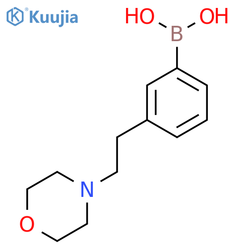 3-(2-Morpholinoethyl)phenylboronic acid structure