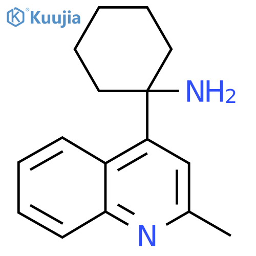 1-(2-methylquinolin-4-yl)cyclohexan-1-amine structure