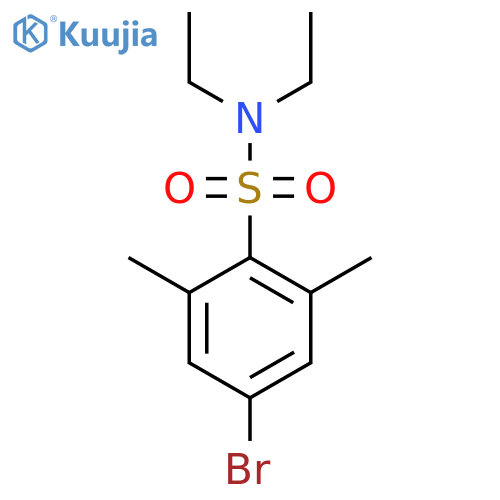 4-Bromo-N,N-diethyl-2,6-dimethylbenzenesulfonamide structure