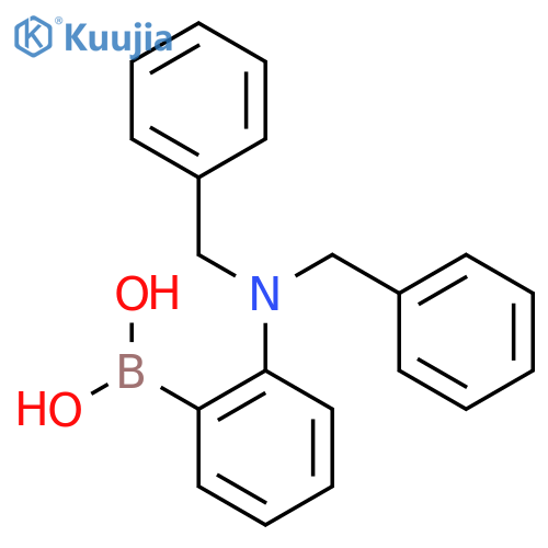 (2-(Dibenzylamino)phenyl)boronic acid structure