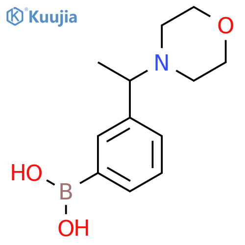 (3-(1-Morpholinoethyl)phenyl)boronic acid structure