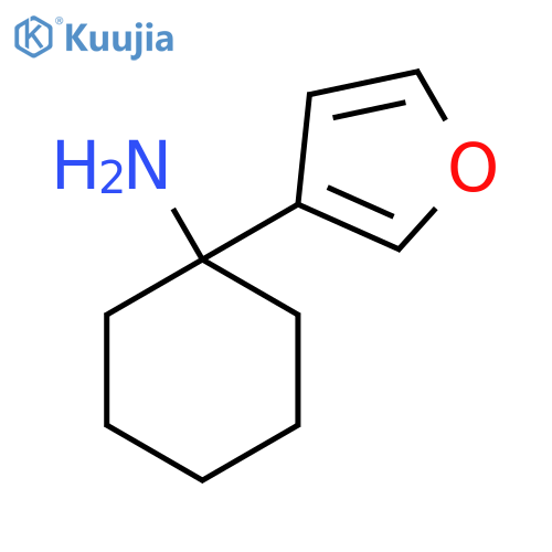 1-(furan-3-yl)cyclohexan-1-amine structure