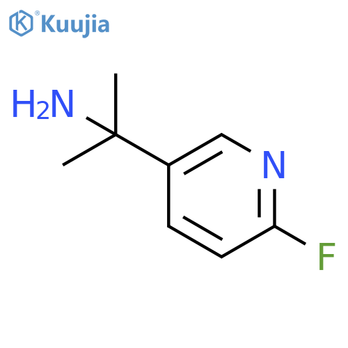 2-(6-fluoropyridin-3-yl)propan-2-amine structure