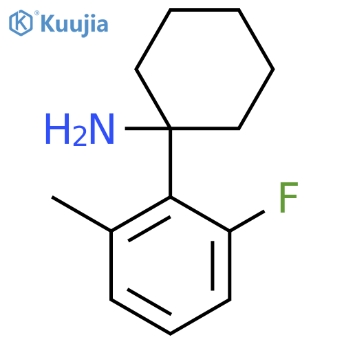 1-(2-fluoro-6-methylphenyl)cyclohexan-1-amine structure