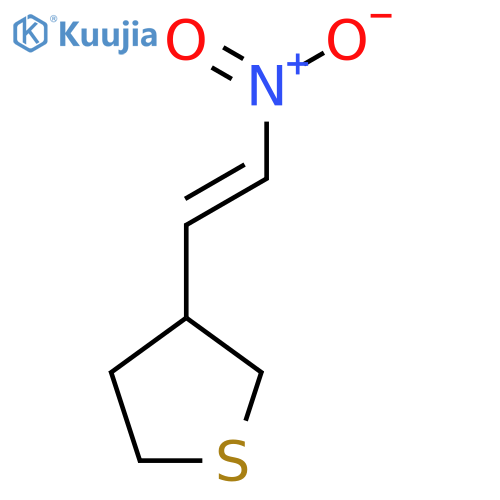3-(2-nitroethenyl)thiolane structure