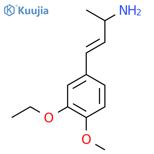 4-(3-ethoxy-4-methoxyphenyl)but-3-en-2-amine structure