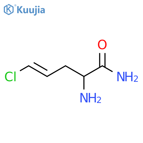 2-Amino-5-chloropent-4-enamide structure