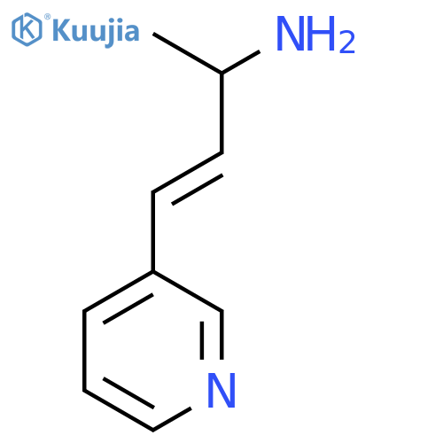 4-(pyridin-3-yl)but-3-en-2-amine structure