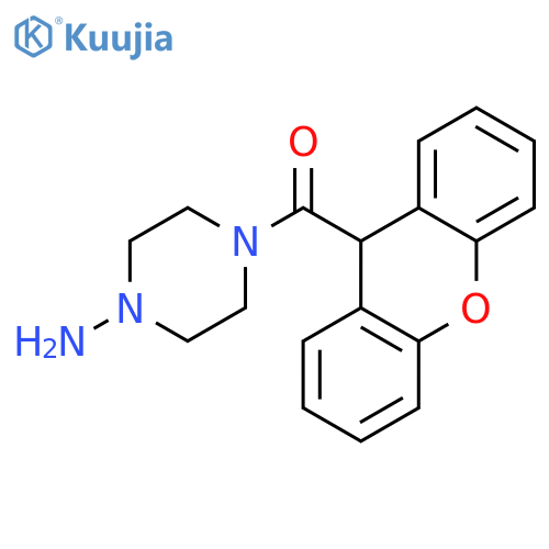 (4-Aminopiperazin-1-yl)(9H-xanthen-9-yl)methanone structure