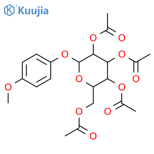 4-Methoxyphenyl 2,3,4,6-tetra-O-Acetyl-α-D-mannopyranoside structure