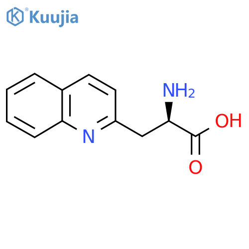 (R)-2-Amino-3-(quinolin-2-yl)propanoic acid structure