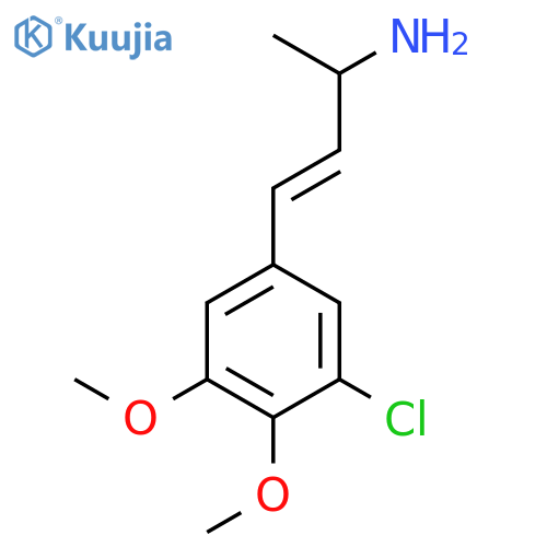 4-(3-chloro-4,5-dimethoxyphenyl)but-3-en-2-amine structure